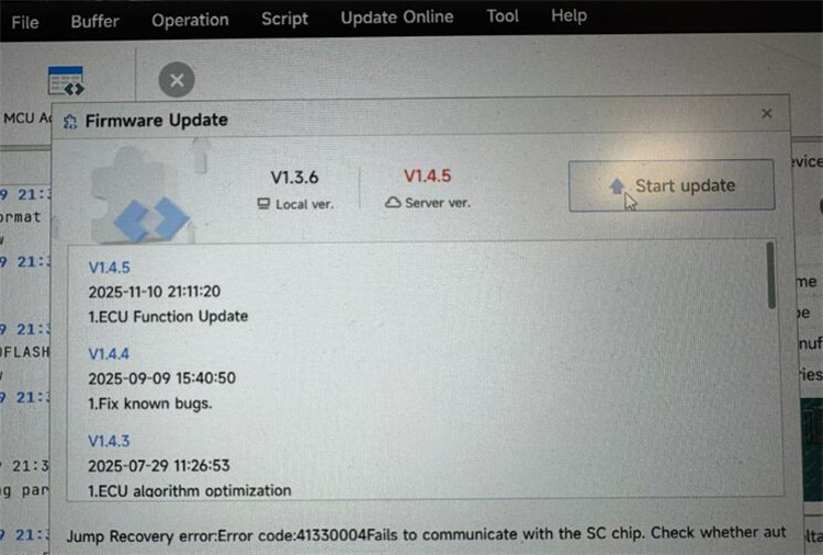 multi prog update firmware jump recovery error 2 multi prog update firmware jump recovery error 2