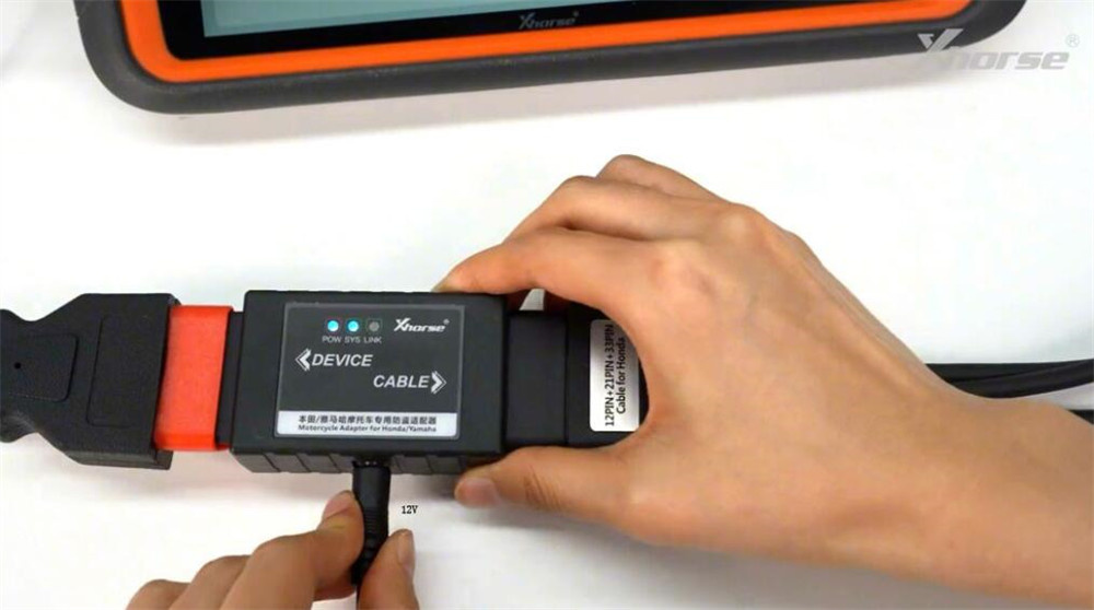 Xhorse XDKP92GL Motorcycle Adapter Connection 5 Xhorse XDKP92GL Motorcycle Adapter Connection 5